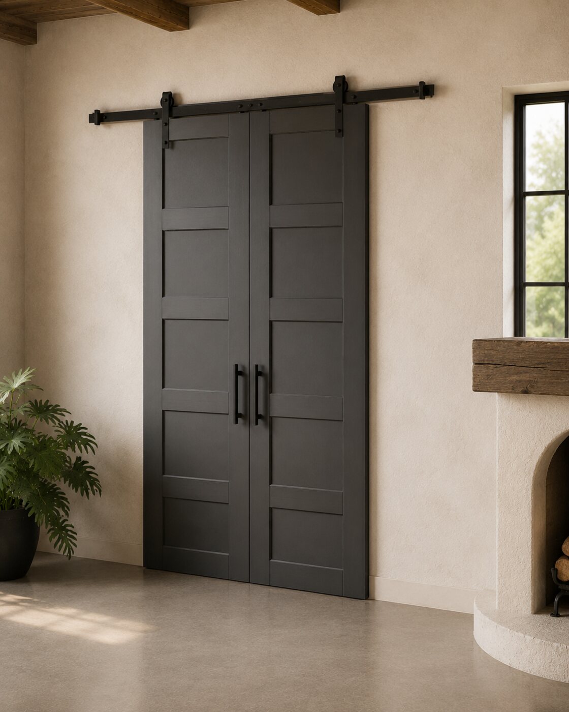 Sliding barn doors