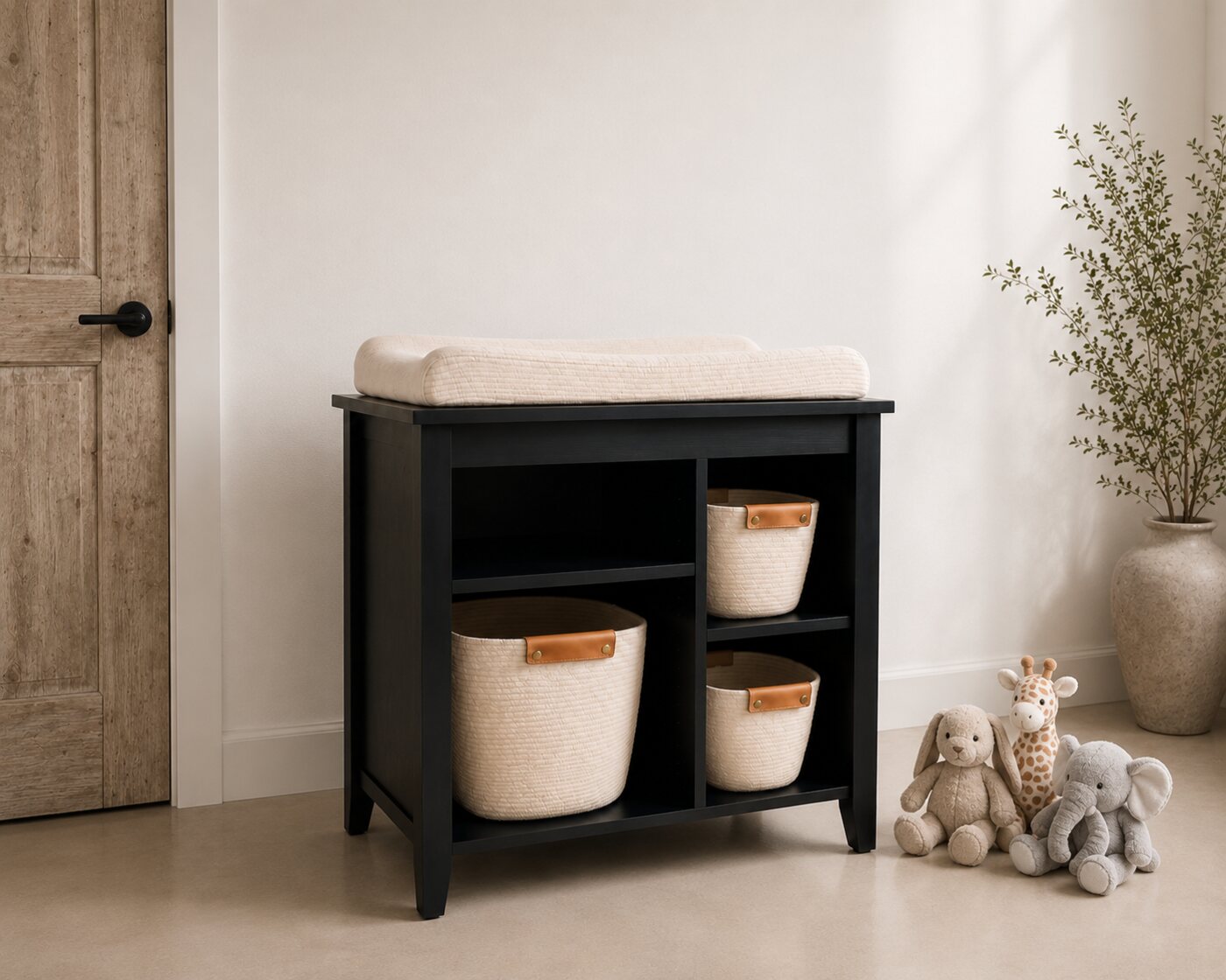 Custom baby changing station